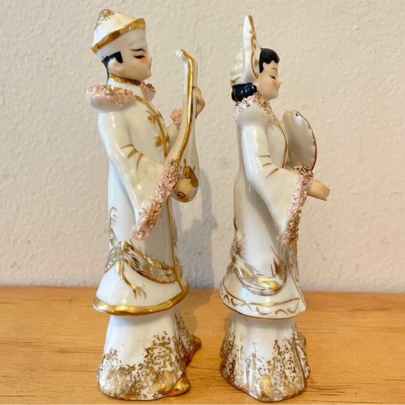 Norcrest Art Vintage Set Of 2 Norcrest Fine China Man Woman